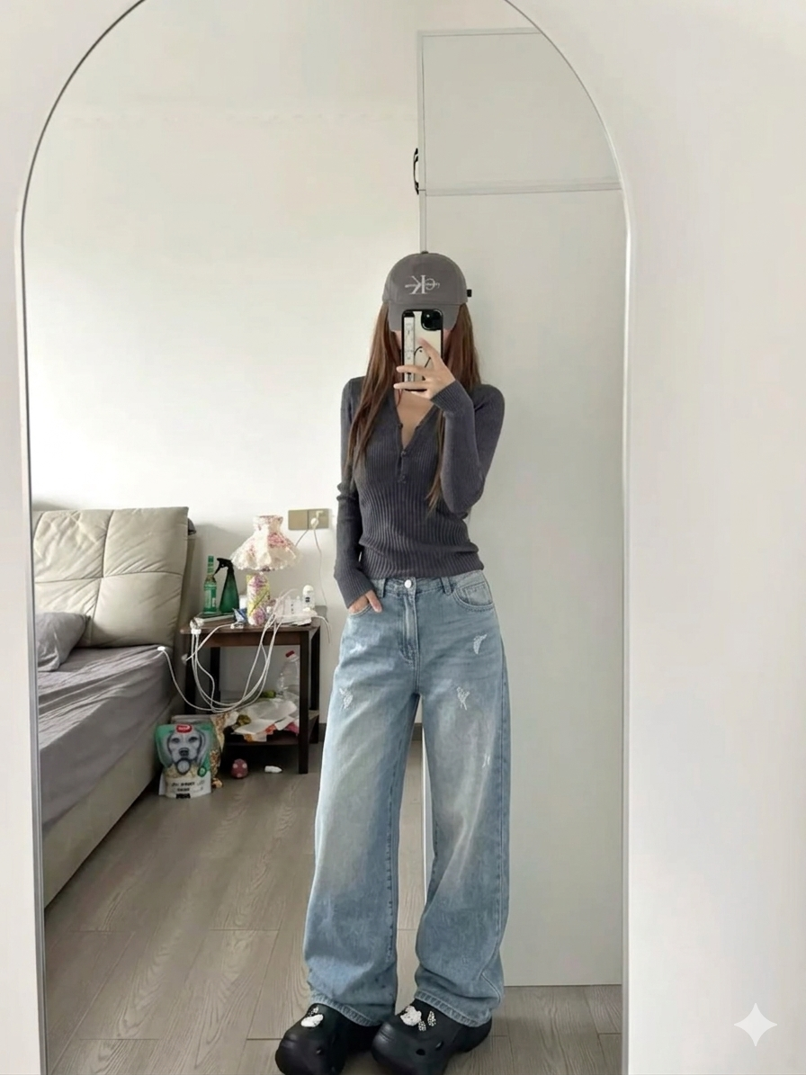 بنطلون جينز فنتج Vintage Jeans