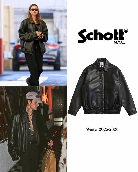 جاكيت نيويورك جلد Schott NYC