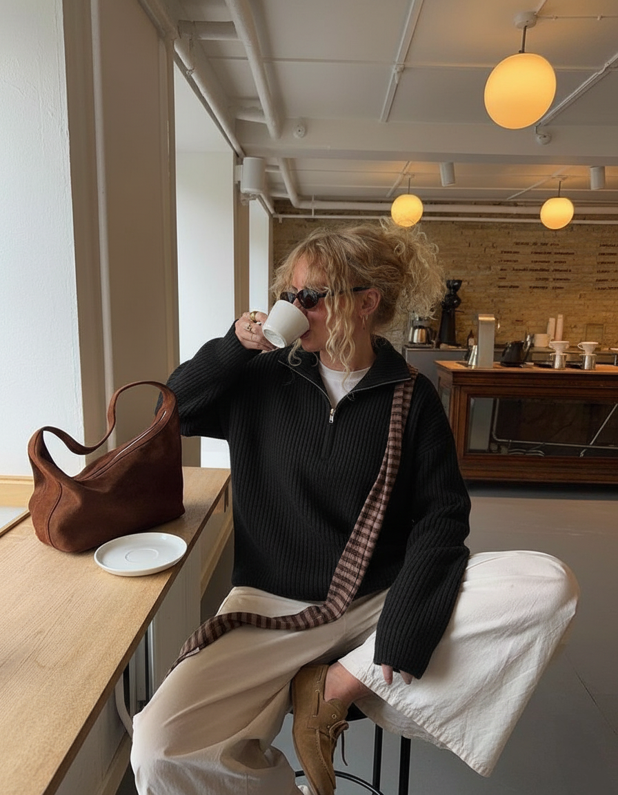 سويتشيرت زارا سحاب