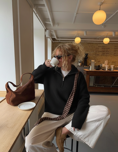 سويتشيرت زارا سحاب