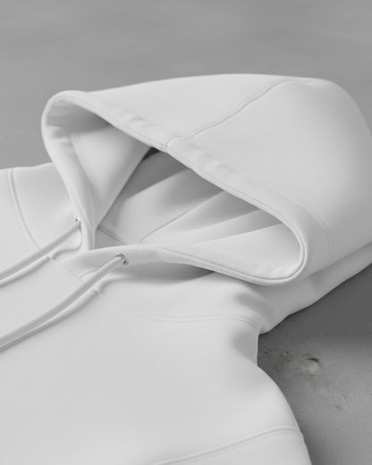 هودي بولو رجالي نسائي ابيض